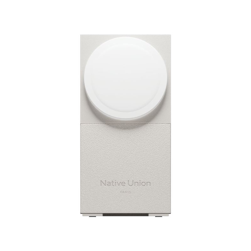 Statie de incarcare 3 in 1 Native Union Rise International, Compatibila MagSafe, Putere 15W, Cablu USB-C 2m si incarcator retea 35W incluse, Gri